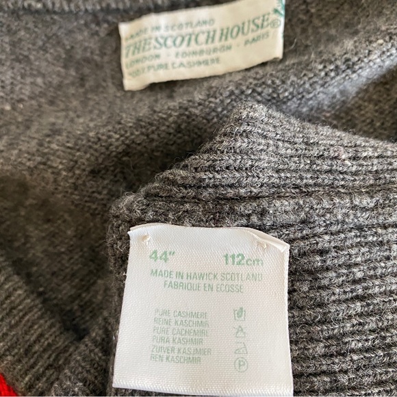 Gray Scottish Cashmere sweater - Picture 5 of 8